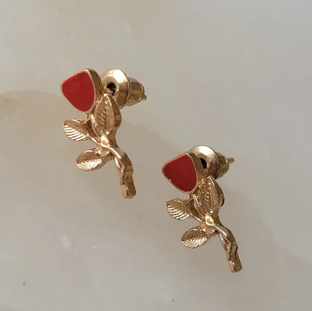Rose Stud Earrings